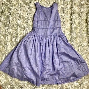 American Girl Big Girl Springtime Purple Dress